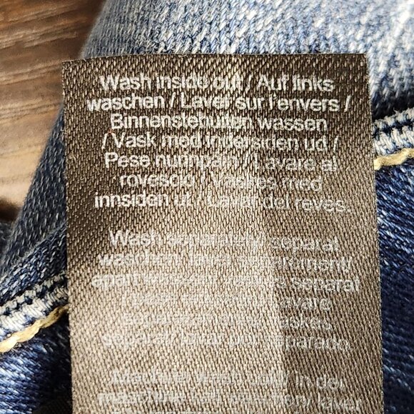 Liverpool Jeans Women 2 26 Blue Mid Rise Charlie Crop Skinny Stretch Cuffed NEW - Picture 13 of 13